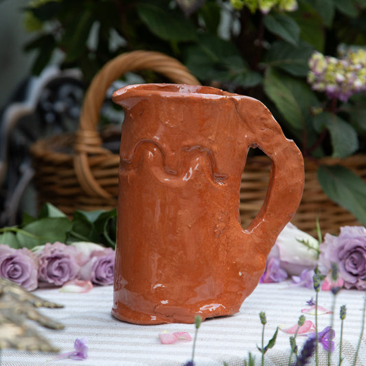 Handmade Ugly Pottery Pitcher