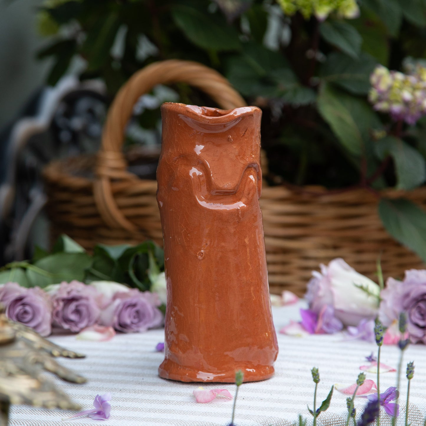 Handmade Ugly Pottery Pitcher