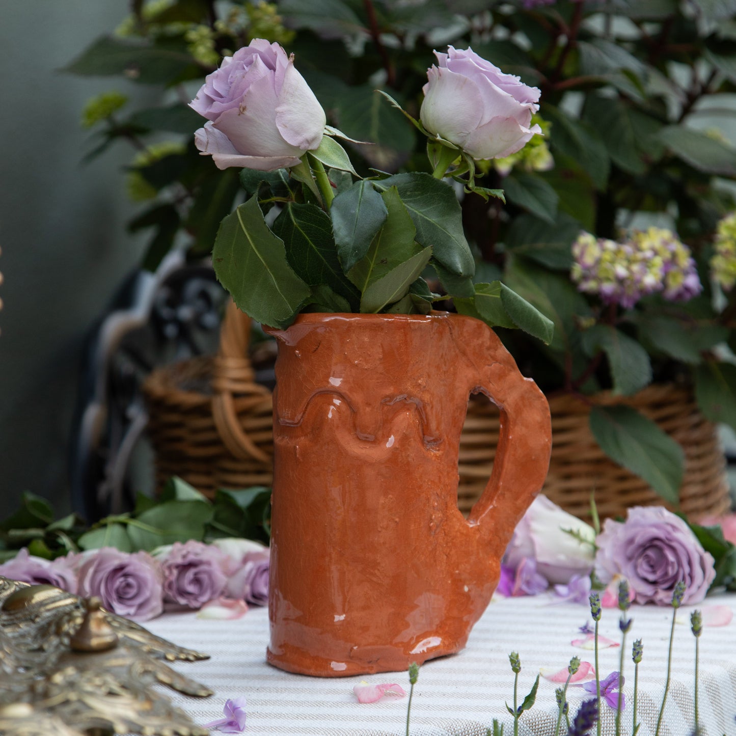 Handmade Ugly Pottery Pitcher