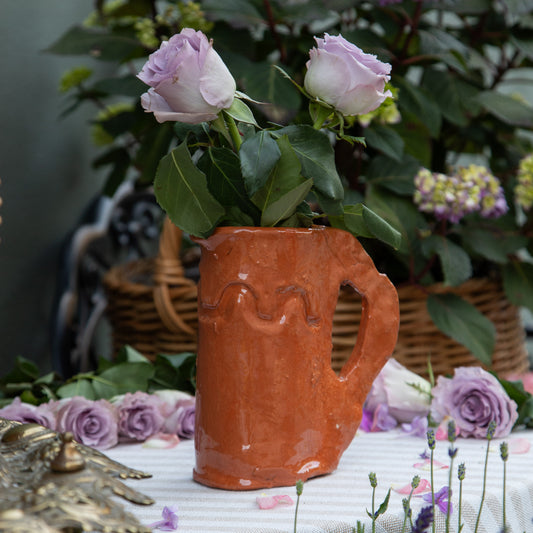 Handmade Ugly Pottery Pitcher