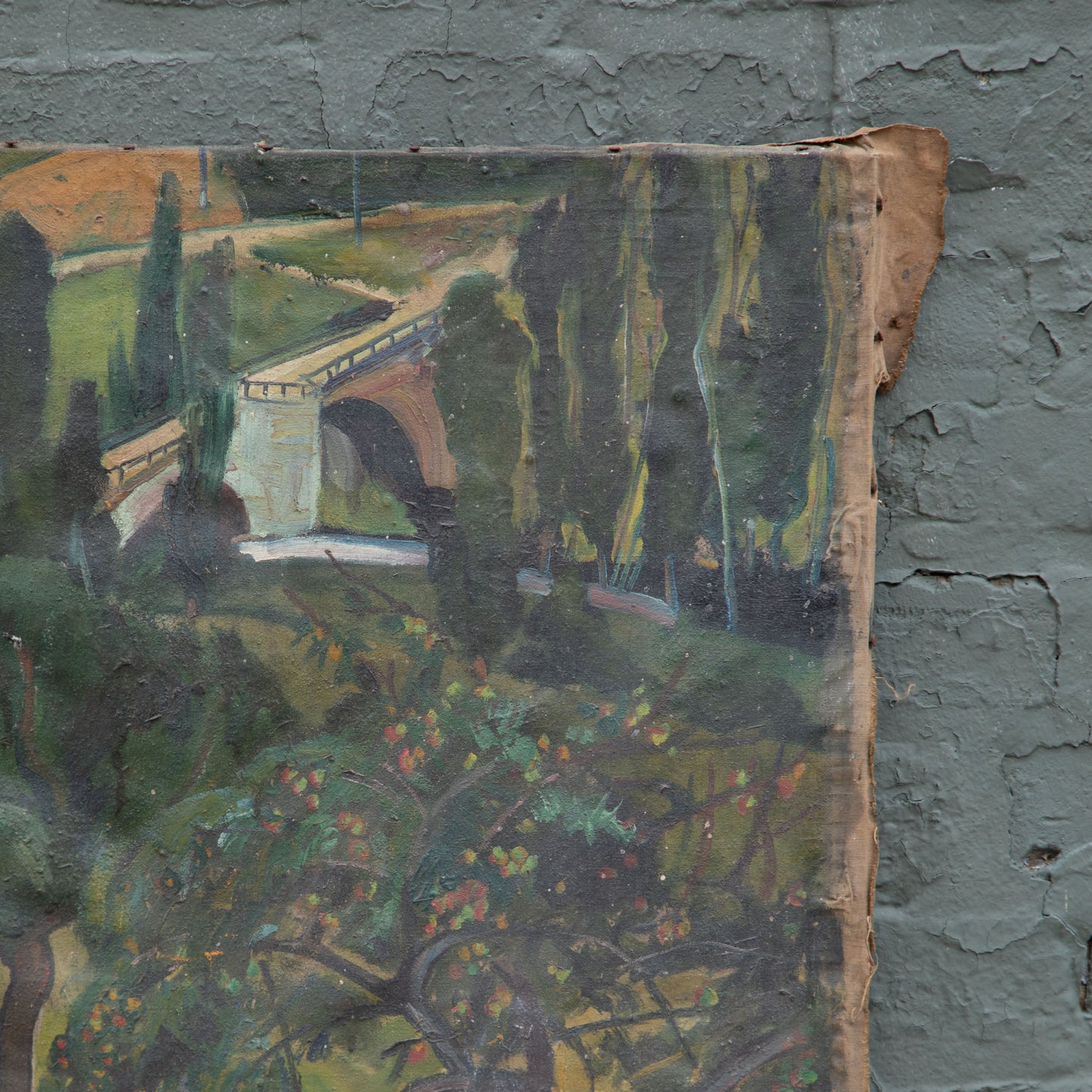 Antique Haystacks Original Painting