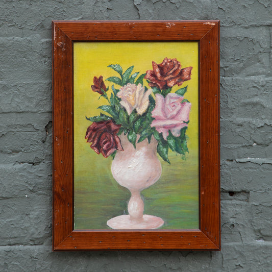 Flowers for the Table Framed Original Painting