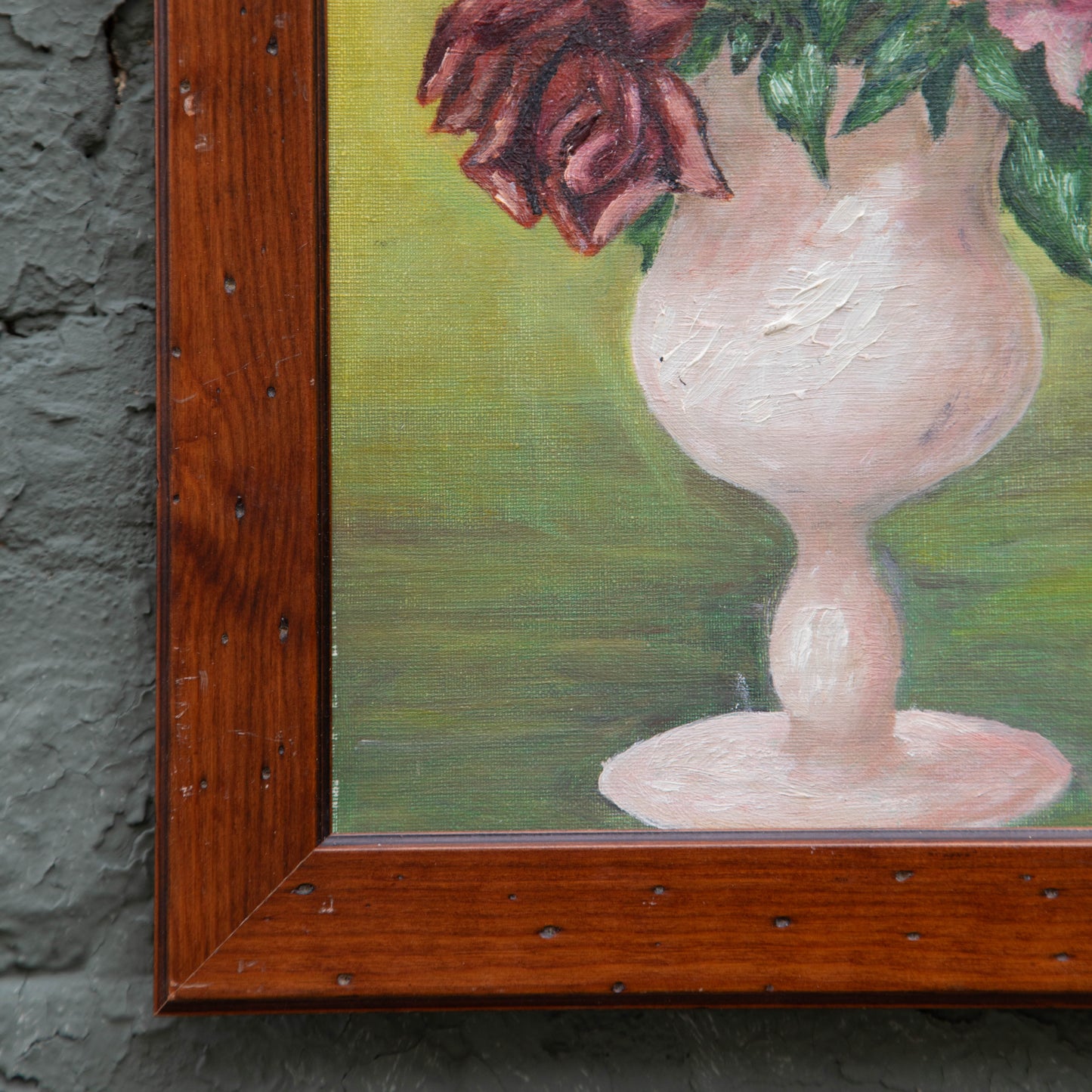 Flowers for the Table Framed Original Painting