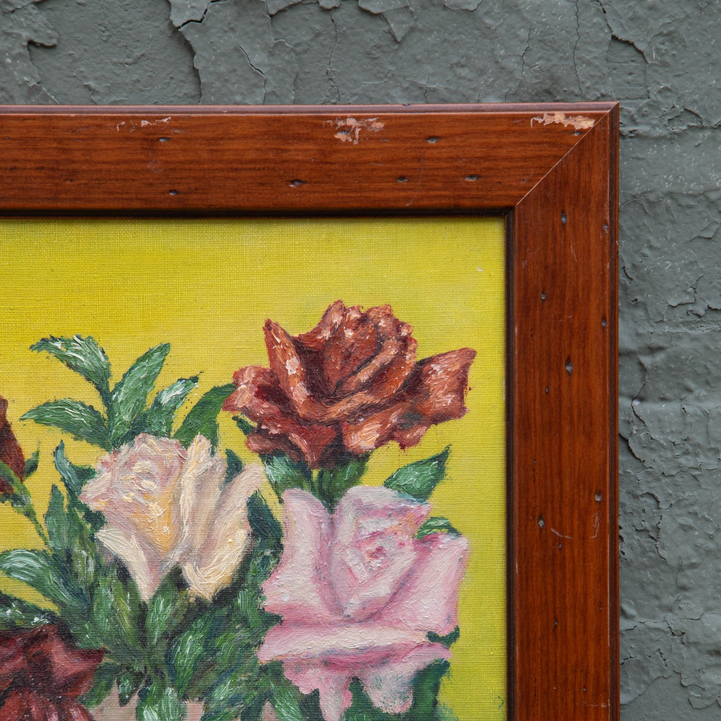 Flowers for the Table Framed Original Painting
