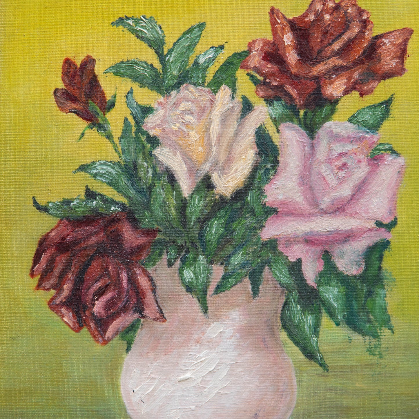 Flowers for the Table Framed Original Painting