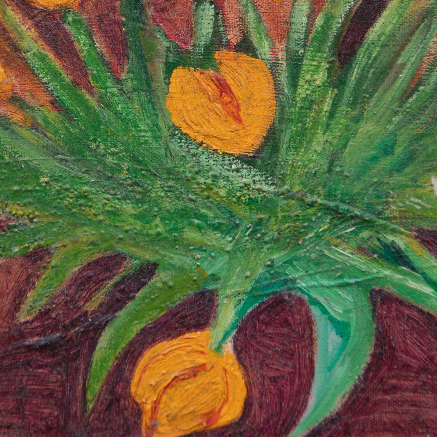 Farmer’s Market Flowers Framed Original Painting