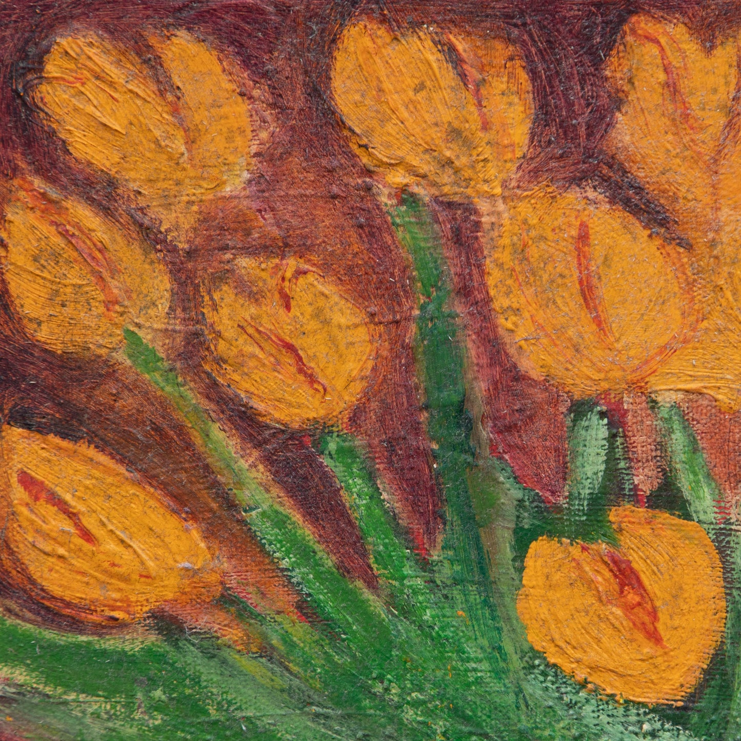 Farmer’s Market Flowers Framed Original Painting