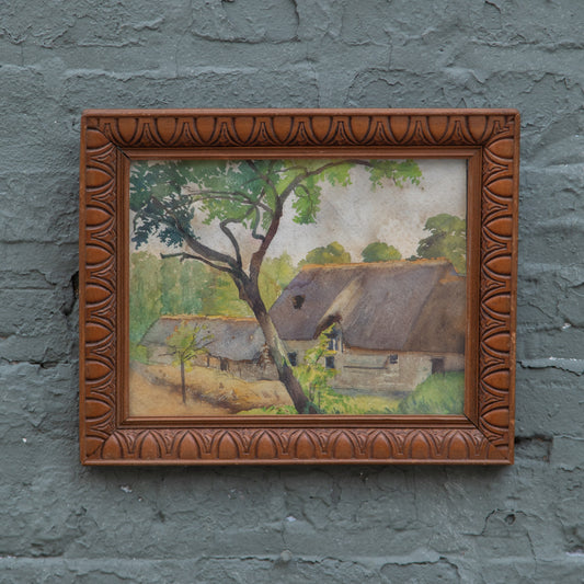 The Tree Outside Framed Original Painting