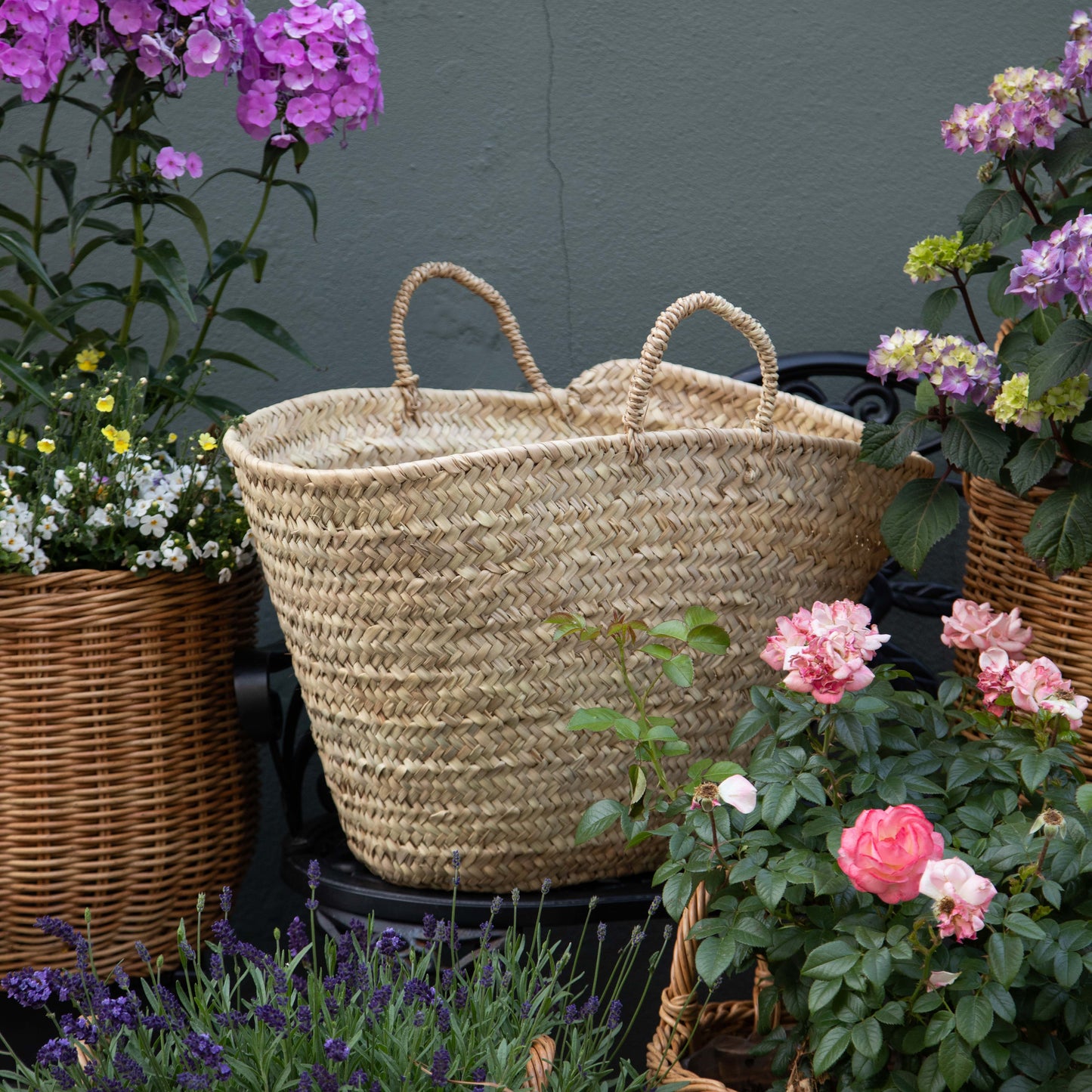French Wicker Tote