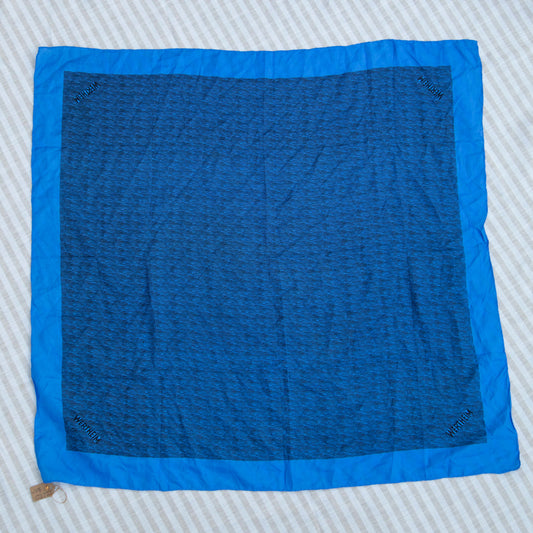 Blue & Black French Scarf