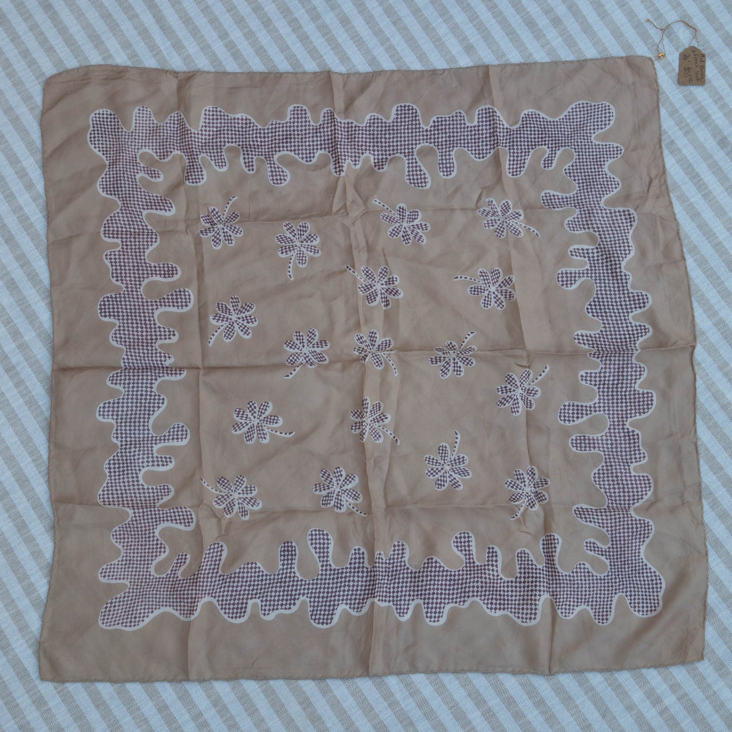 Mod Flowers French Scarf
