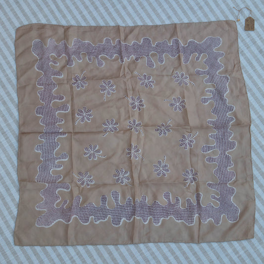 Mod Flowers French Scarf