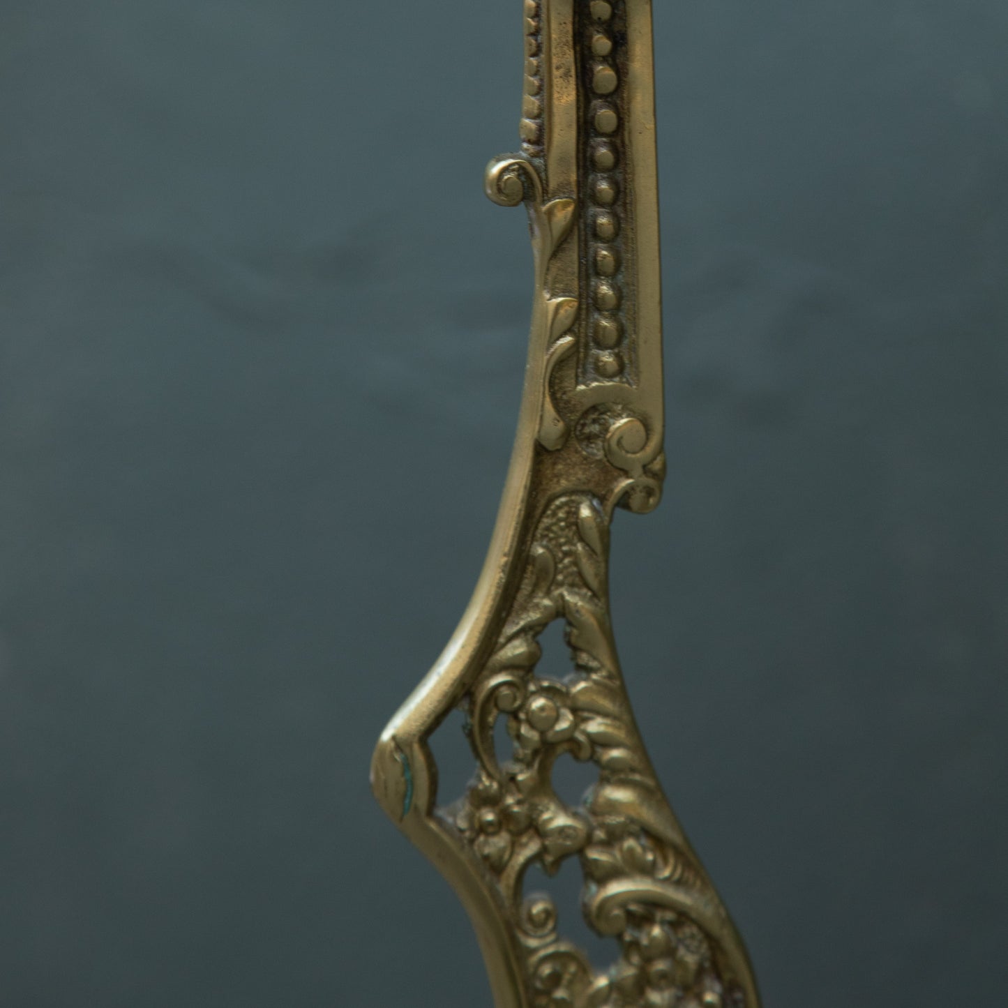 Brass & Onyx Plant Stand