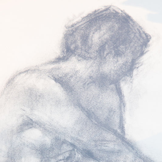 Framed Nude Sketch Print #7