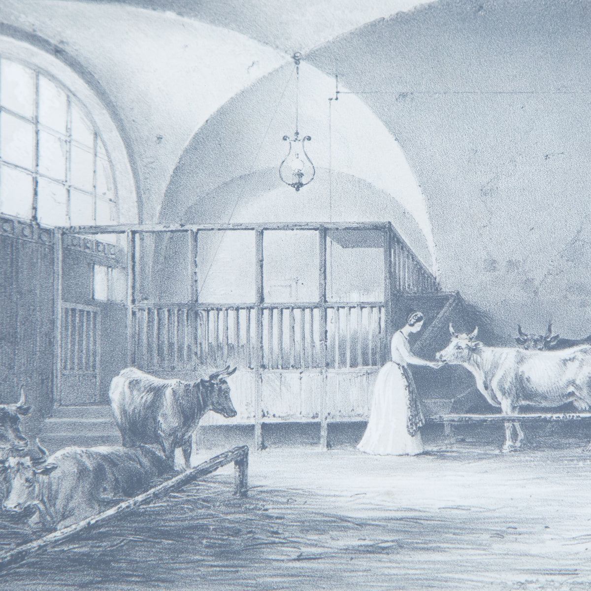 Framed La Serre en 1844 Print