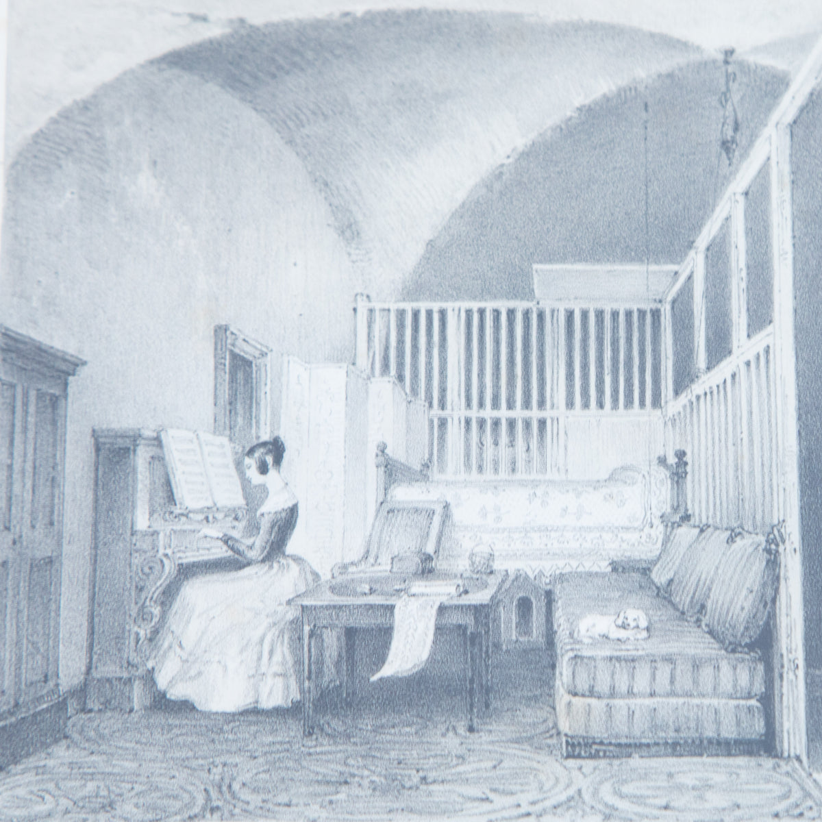 Framed La Serre en 1844 Print