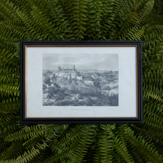 Framed Vue Générale De Veauce Print