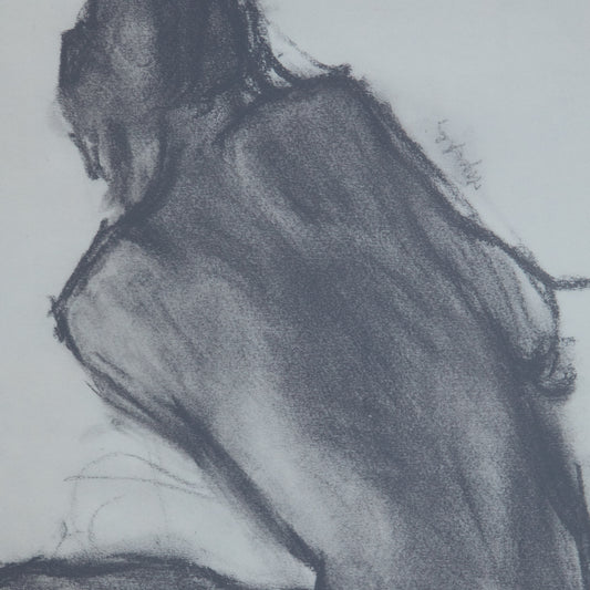 Framed Nude Sketch Print #4