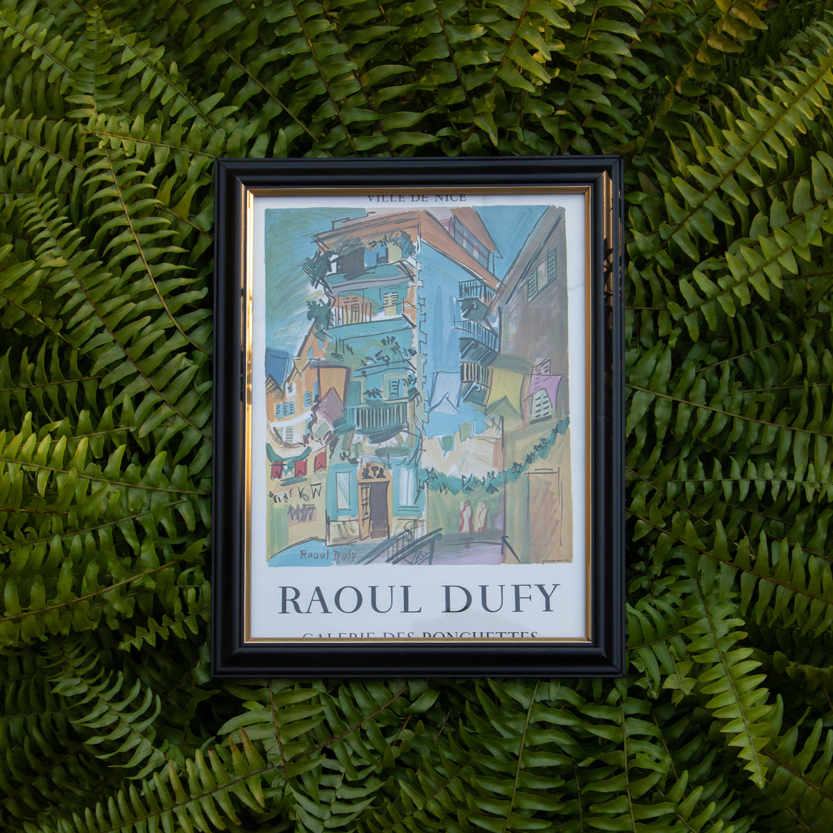 Framed Vintage Nice Tourism Print