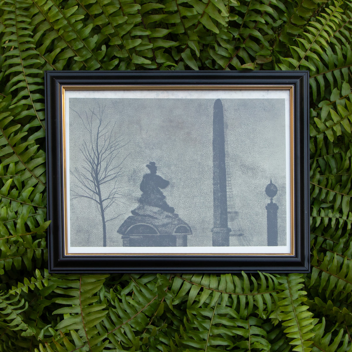 Framed Vintage Monument Print