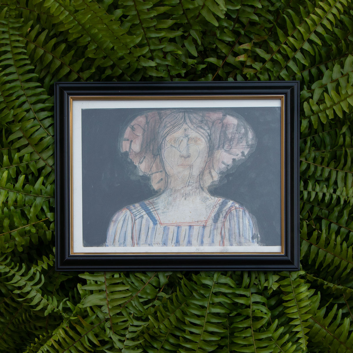 Framed Queen of Hearts Print