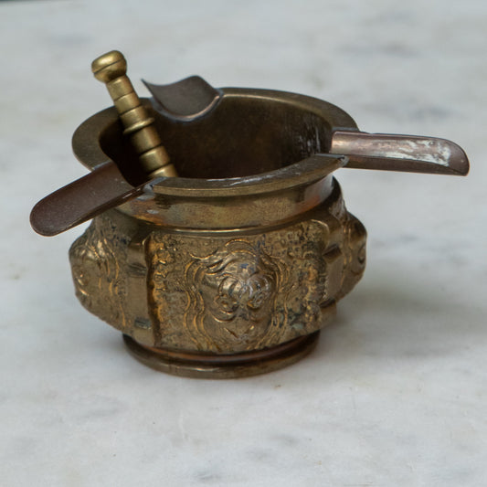 Small Vintage Bronze Mortar / Ashtray