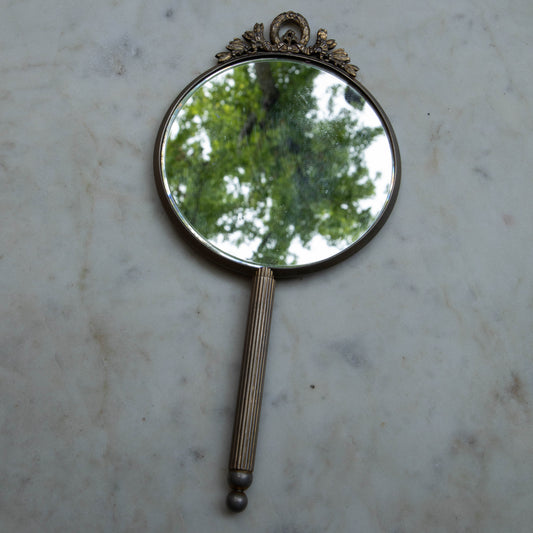 Antique Double Vanity Hand Mirror