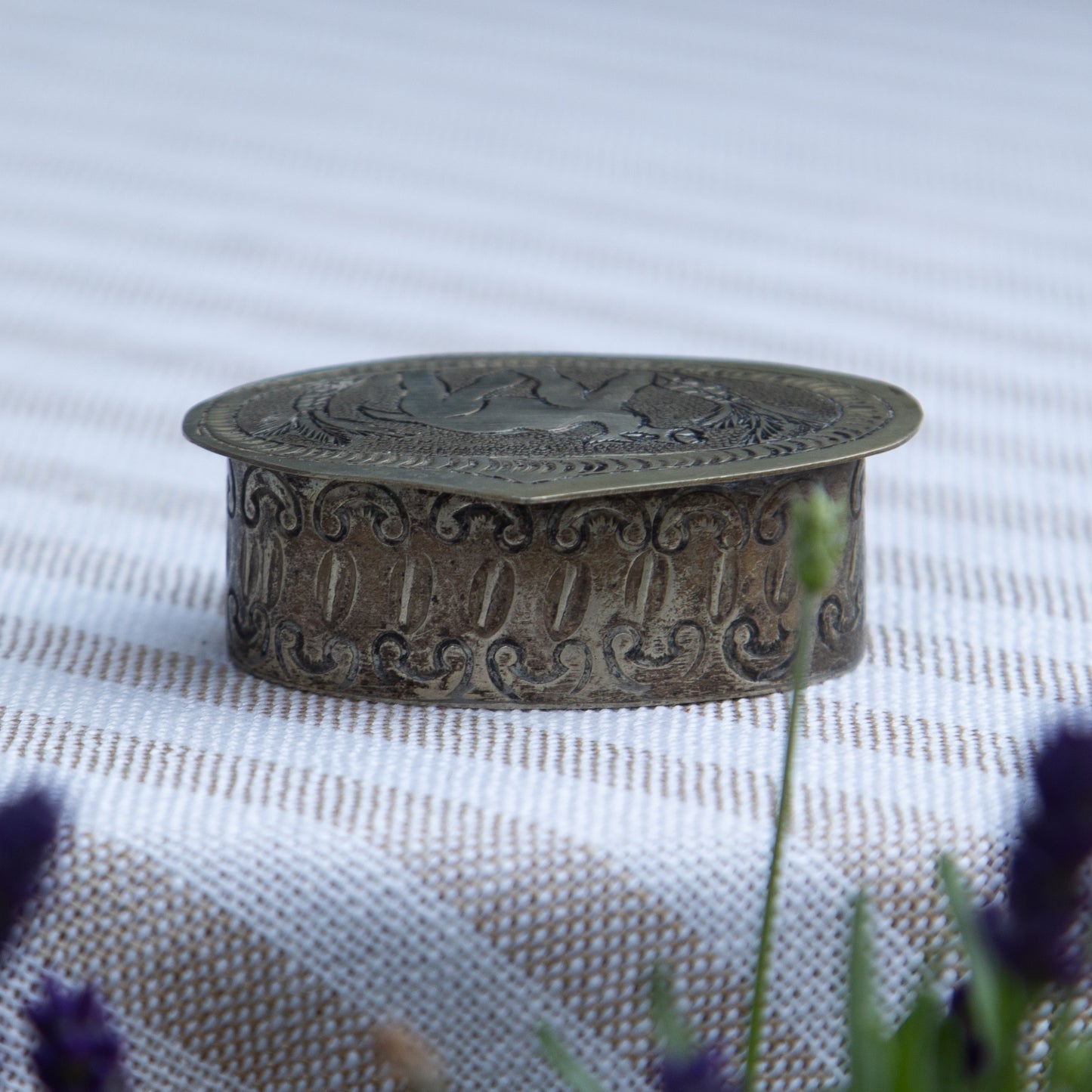 Engraved Camel Pill Box