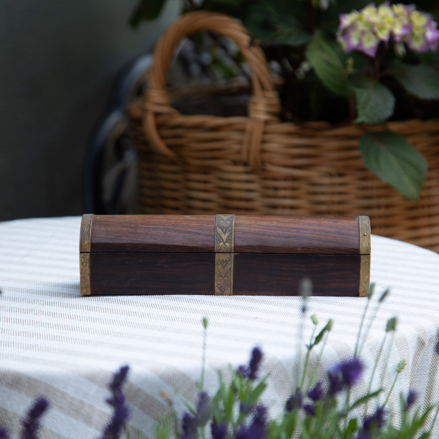 Wooden Pencil & Incense Keeper
