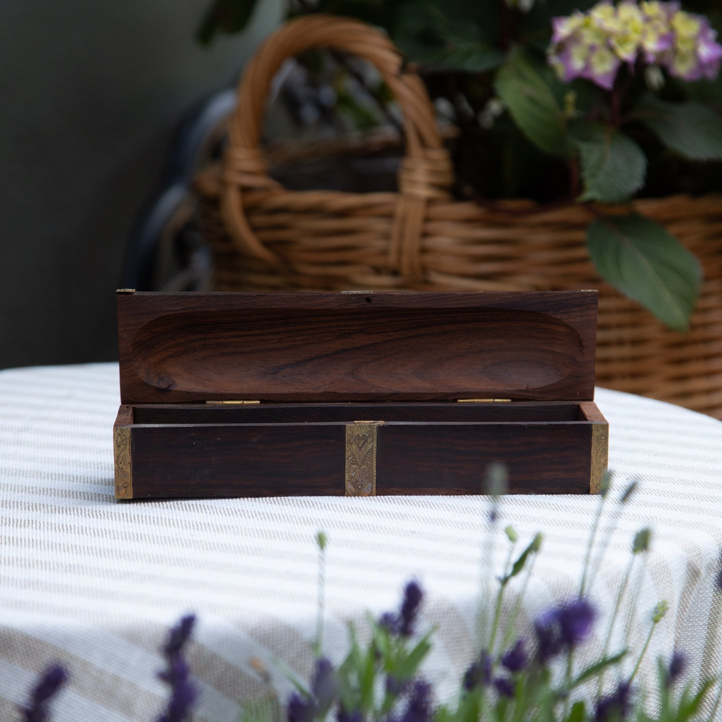 Wooden Pencil & Incense Keeper