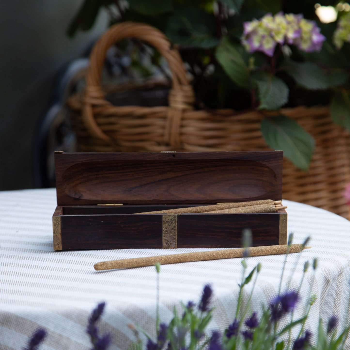 Wooden Pencil & Incense Keeper