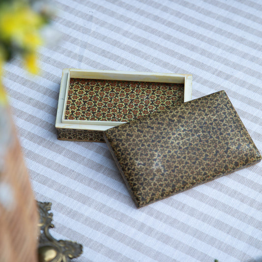 Persian Khatam Kari Marquetry Inlaid Box