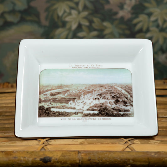Vintage Pillivuyt Porcelain Tray