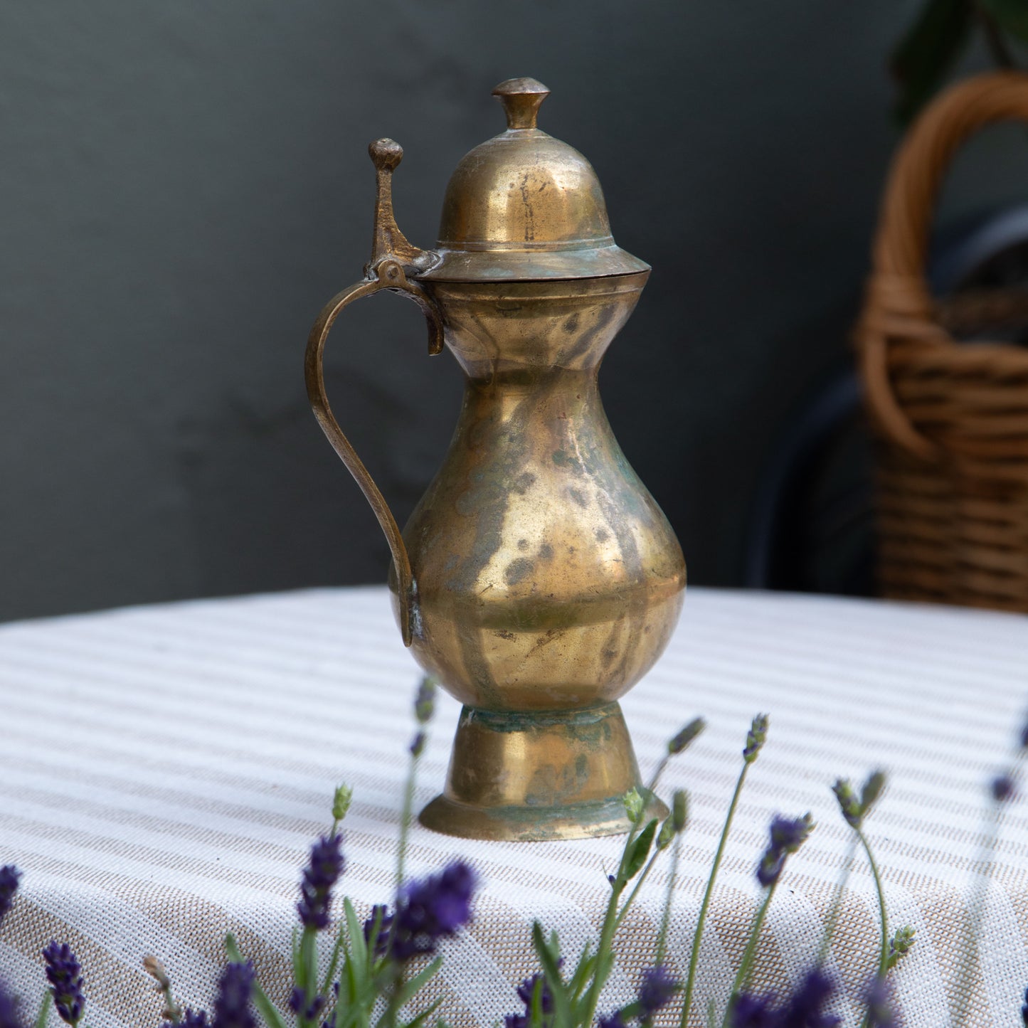 Vintage Brass Coffee Pot