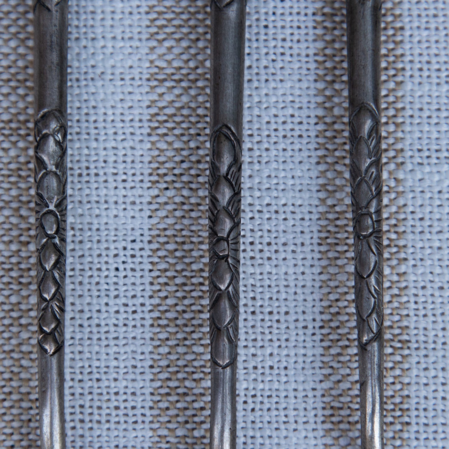 Set of Four Silver Coffee & Tea Spoons