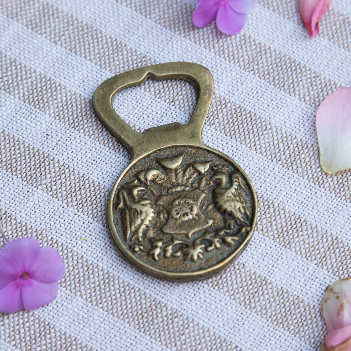 Coat of Arms Brass Bottle Opener