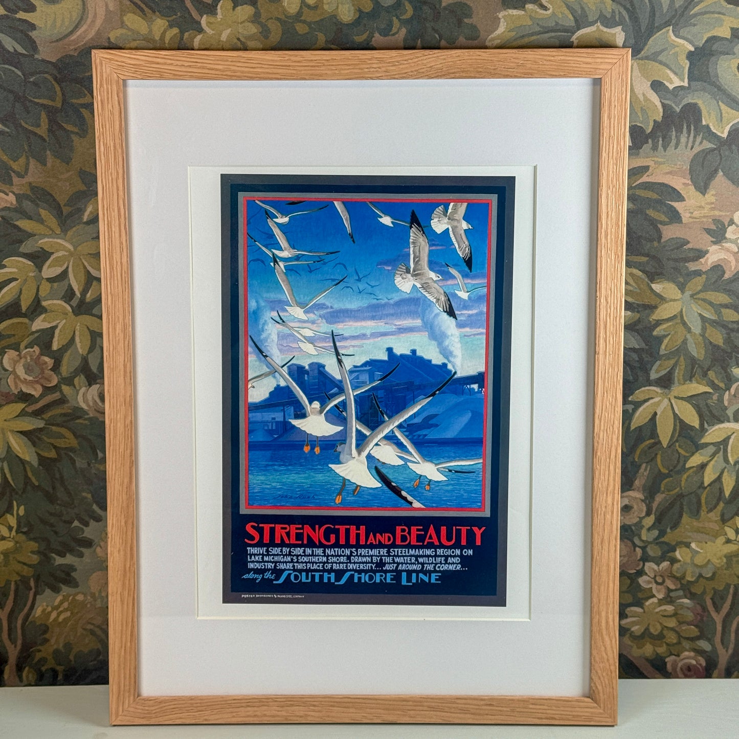Strength & Beauty by South Shore Line Framed Print