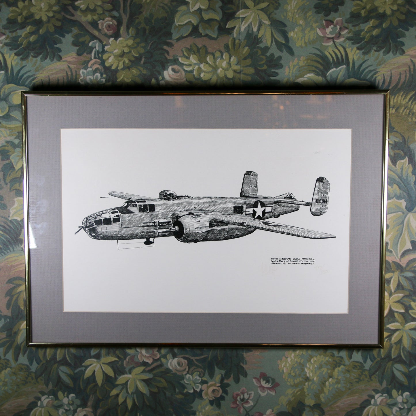 Vintage North American Plane Art