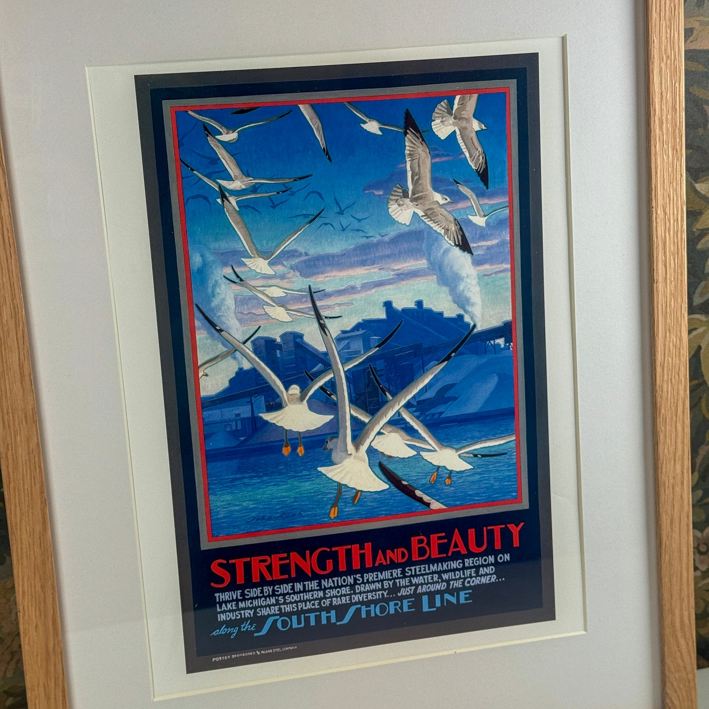 Strength & Beauty by South Shore Line Framed Print
