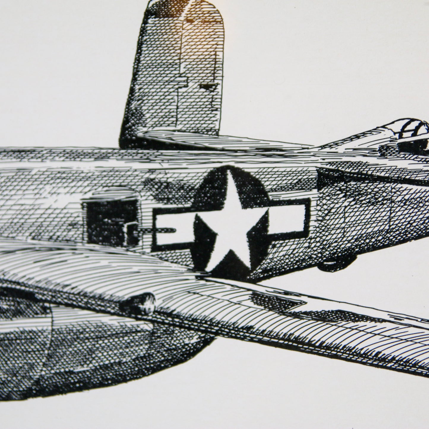 Vintage North American Plane Art