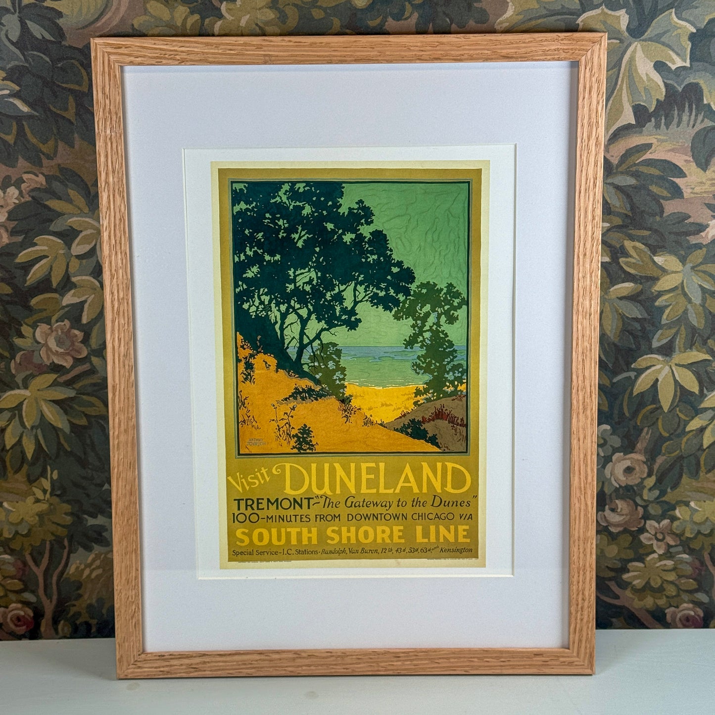 Visit Duneland by South Shore Line Framed Print
