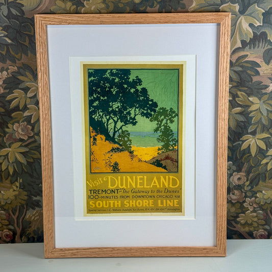 Visit Duneland by South Shore Line Framed Print