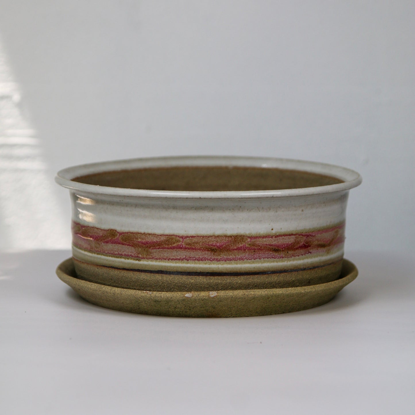 Low Pottery Planter Vase