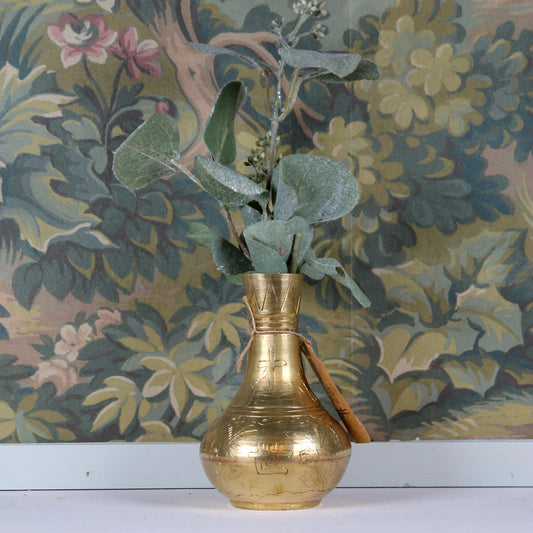 Curvy Brass Vase