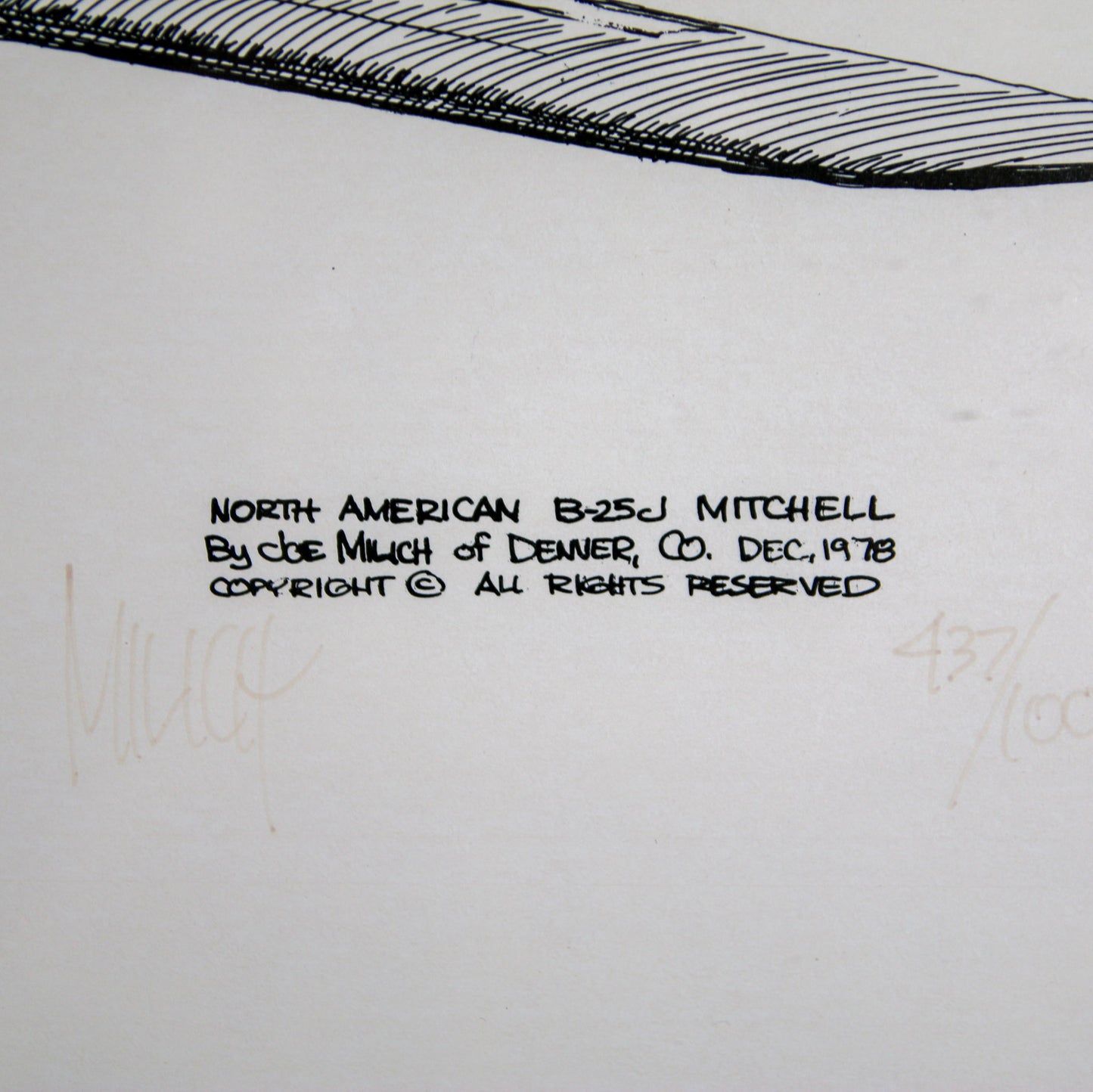 Vintage North American Plane Art