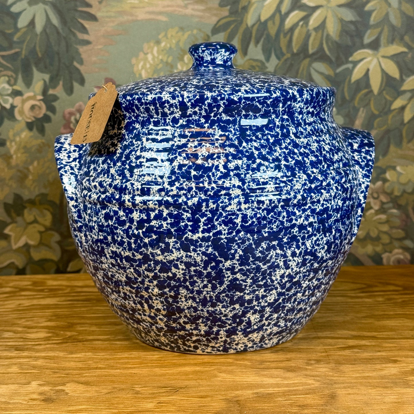 Blue Splatter Ware Dish