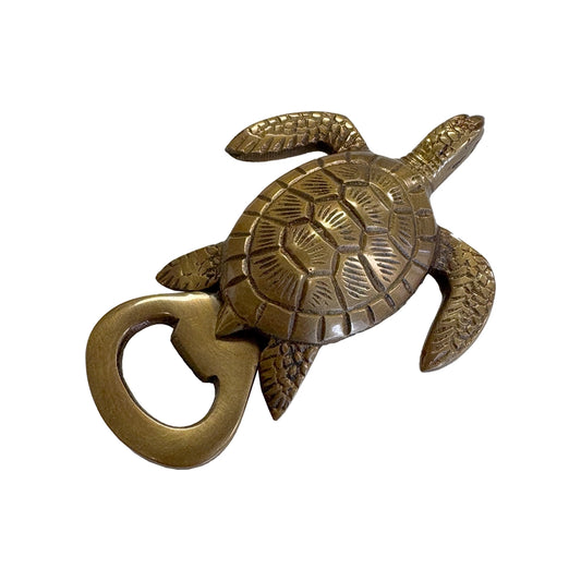 Brass Sea Turtle Bottle Opener