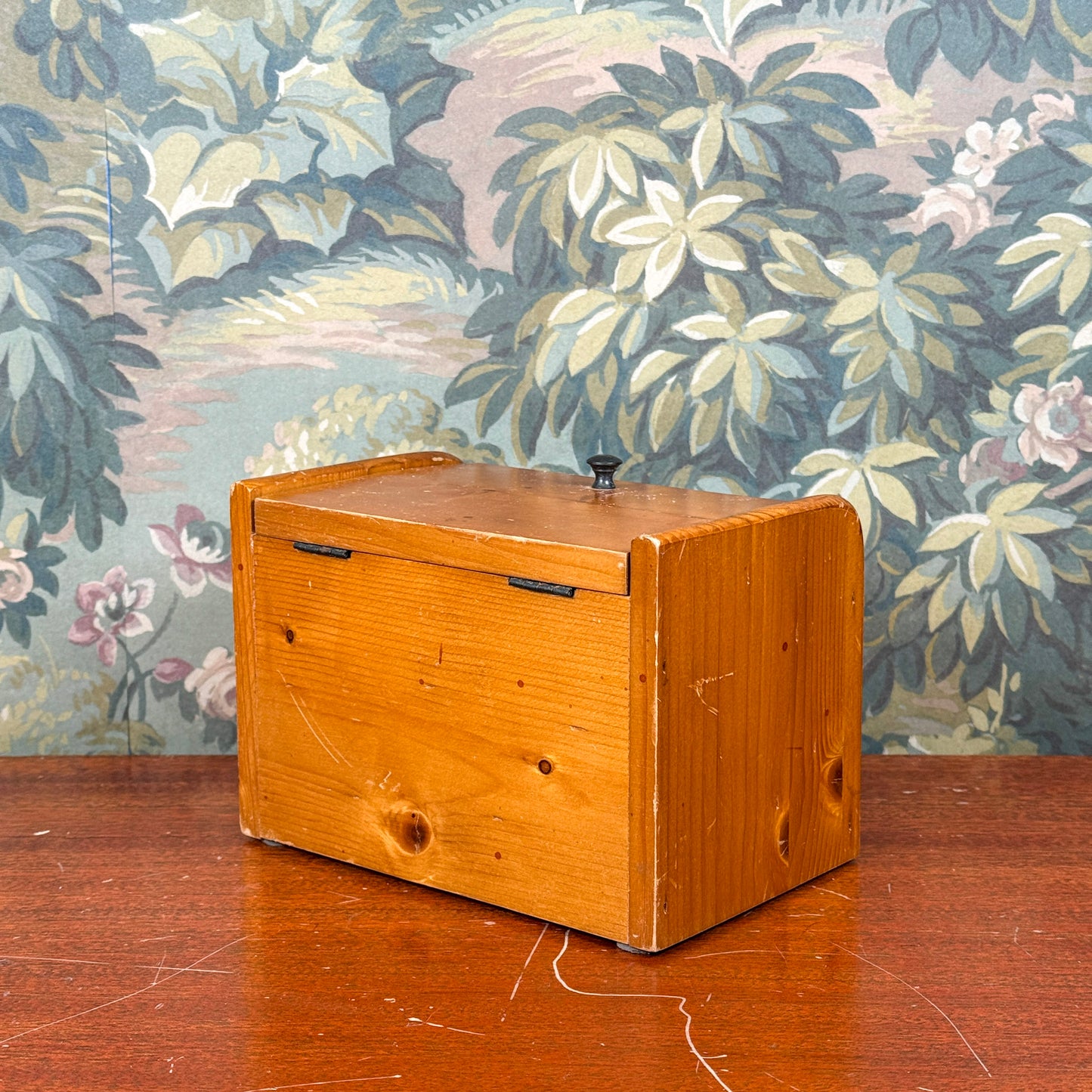 Vintage Wooden Recipe Box
