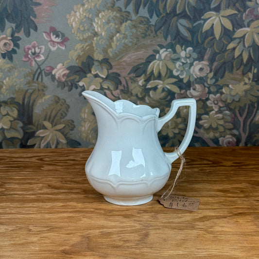 Small White Pitcher