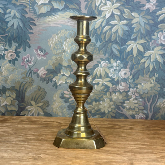 Single Brass Candlestick, 9.75"